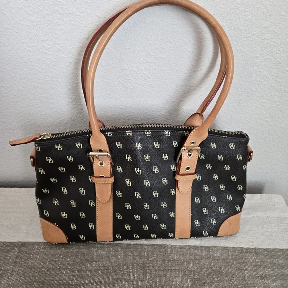 Dooney & Bourke Dark Brown and Tan Satchel, 4 Piece Set! - Picture 9 of 16
